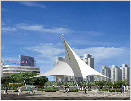 文化廣場張拉膜結(jié)構(gòu)