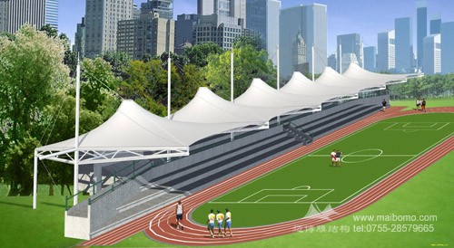 體育看臺(tái)膜結(jié)構(gòu)、廣東學(xué)校體育看臺(tái)膜結(jié)構(gòu)