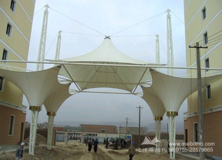 小區(qū)大門出入口膜結(jié)構(gòu)一