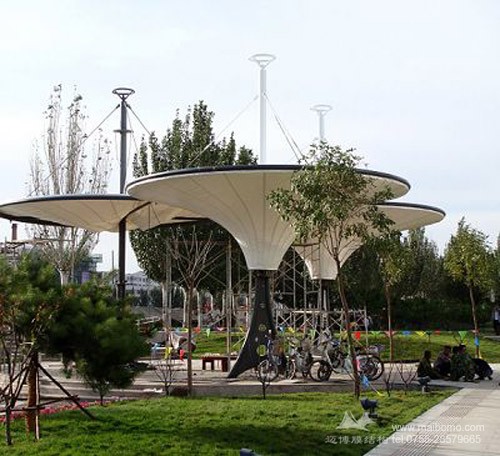 鳳凰廣場張拉膜結(jié)構(gòu)項目