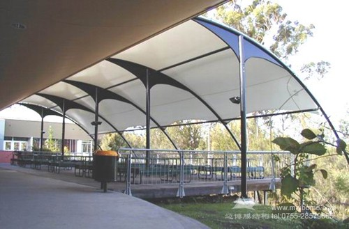 深圳咖啡廳遮陽膜結(jié)構(gòu)