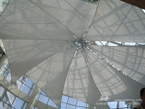 重慶移動大廳室內(nèi)吊頂PTFE膜